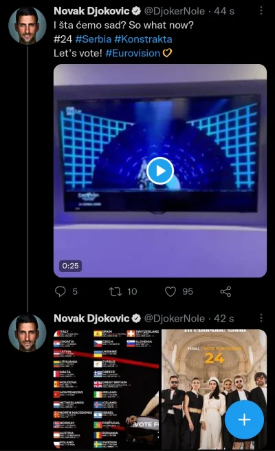 mat9 - Djokovic poleca swoich
#eurowizja #djokovic