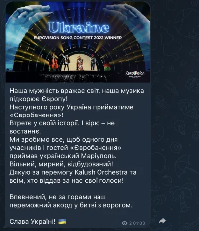 zsklbnpsk - Zelensky zapowiada organizację Eurowizji w Mariupolu #ukraina #eurowizja