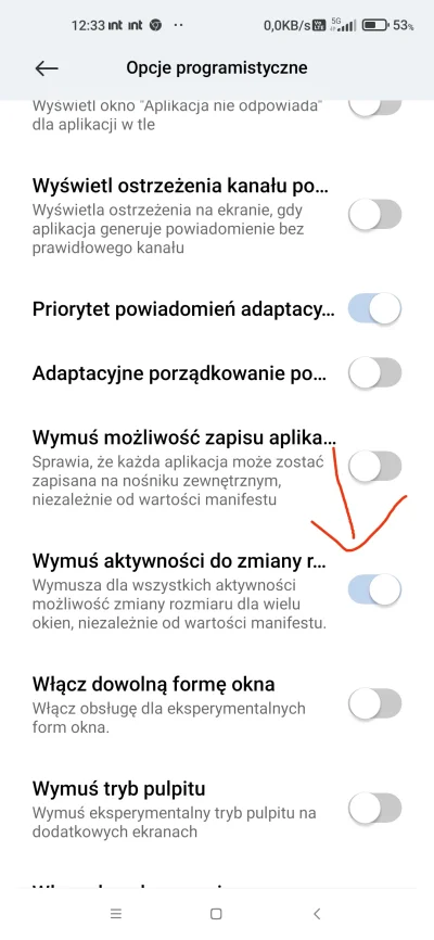 TomaszGliwice - @Kameishi: w Xiaomi wystarczy wejść w opcje programistyczne, a następ...