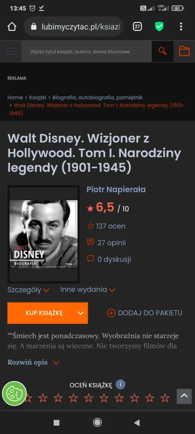 wick3d - @Lewak2019: Sugerujesz że gość piszący książki o Disneyu jest bardziej meryt...