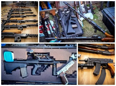 Zwiadowca_Historii - CBŚP przejęło prawdziwy arsenał broni uderzając w grupę handlarz...