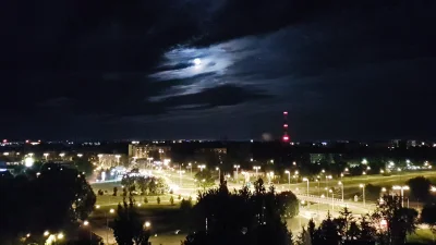 p0l0ck - Absolutnie " filmowa" pełnia księżyca nad #lublin