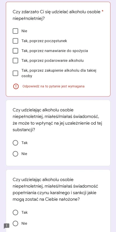 ImperialDoge - @fifrak czy pytanie na samej górze nie powinno być jednokrotnego wybor...