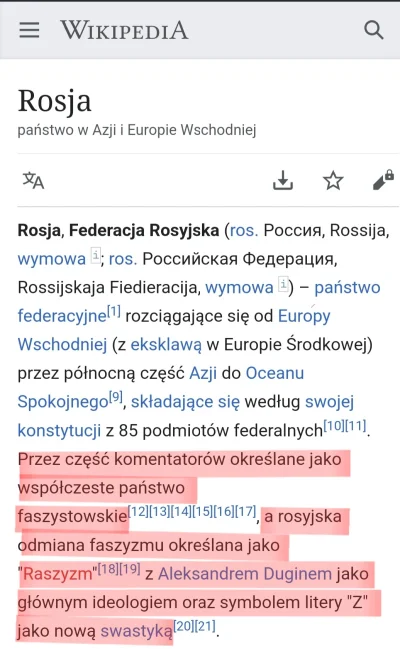 Indoktrynator - Opis Rosji na polskiej Wikipedii 
Ciekawe czy anglojęzyczna też weźm...