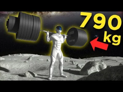 Vegasik69 - Jak duży ciężar byłbyś w stanie podnieść na innych planetach?
#youtube #...