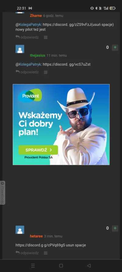 KolegaPatryk - O co chodzi, że jakieś konta z prawie zerową aktywnością mi jakieś lin...