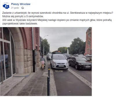 z.....r - #wroclaw #samochodoza #roweroza Z rana zapraszam do strony "Pieszy Wrocław"...