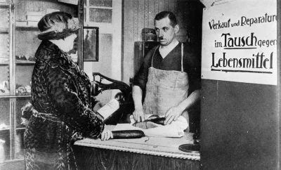 myrmekochoria - Sprzedaż i naprawa za żywność, Niemcy 1922

#starszezwoje - blog ze...