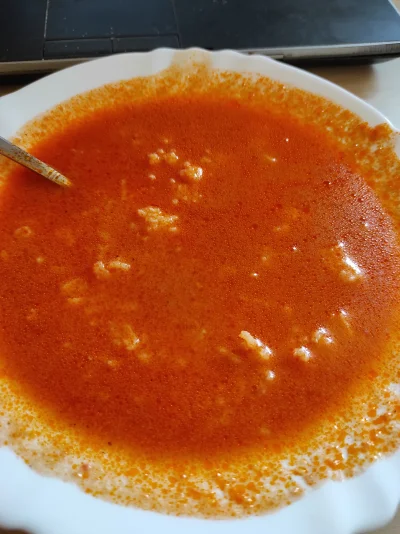 M.....2 - Pomidorowa z ryżem dla chłopa. #przegryw #zupa #obiad #jedzenie #jedzzwykop...