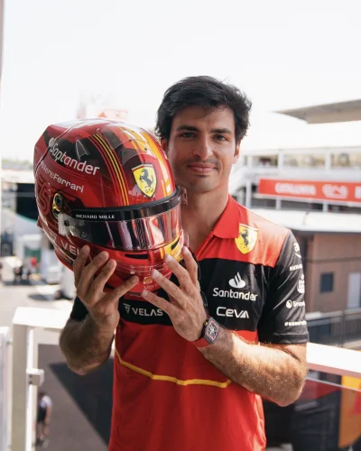 milosz1204 - Kask Carlosa Sainza na GP Hiszpanii
#f1