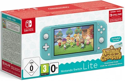 kolekcjonerki_com - Konsola Nintendo Switch Lite Turkusowy + Animal Crossing New Hori...