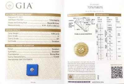 totemy_bizuteria - I jak wygląda certyfikat GIA