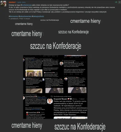 M.....a - @stanleymorison: przestań szczuc na konfederację hieno cmentarna (✌ ﾟ ∀ ﾟ)☞