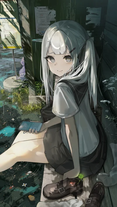 Azur88 - #randomanimeshit #anime #originalcharacter #schoolgirl #naturanime

Deszcz...