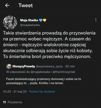 PanBulibu - Randomowe wykopki: Mają Staśko to feministka nienawidząca mężczyzn, chora...