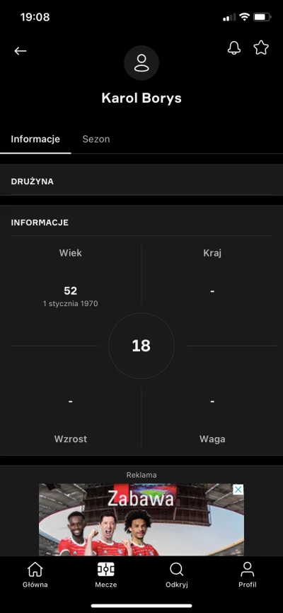 Cthulu23 - Nie wiem o co chodzi z tym Borysem, jakiś staruch wszedł na boisko zamiast...