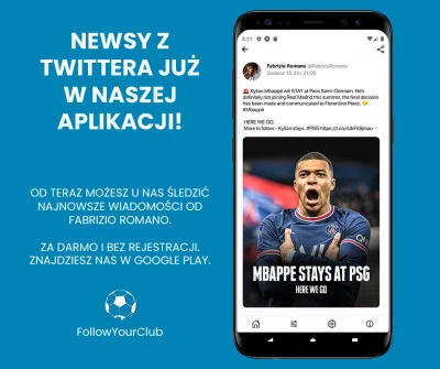 FollowYourClub - Jak podaje Fabrizio Romano, Mbappe nie przeniesie się do Madrytu. Fr...