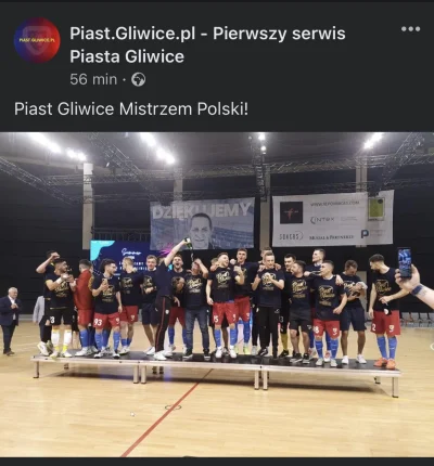 LubieKawe - Futsaluści #piastgliwice mistrzami polski!
#futsal #gliwice