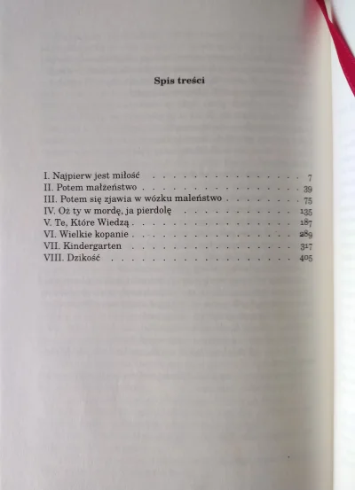 Whoresbane - @Whoresbane: Szczególnego smaczku lekturze dodaje poniższy spis treści( ...