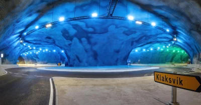 CichySzelestOka - Za to w Tromso (Norwegia) jest jedyne na świecie rondo w tunelu :D