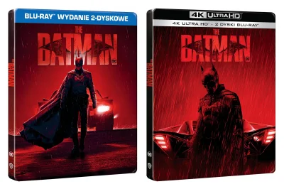 kolekcjonerki_com - Już w tym tygodniu zadebiutują dwa Steelbooki z filmem Batman. Sp...