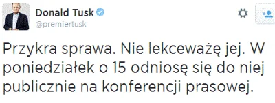 ChciwyASasin - @TroskliwyDziad: Odebrał w końcu na twitterze, szacun.