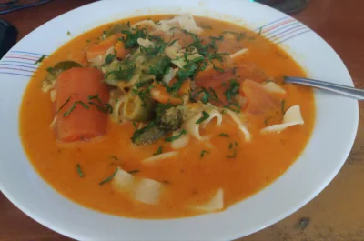 PerVi - #gotujzwykopem
Dziś na obiadek zupa Tom Kha (｡◕‿‿◕｡)
Ale makaron włoski.