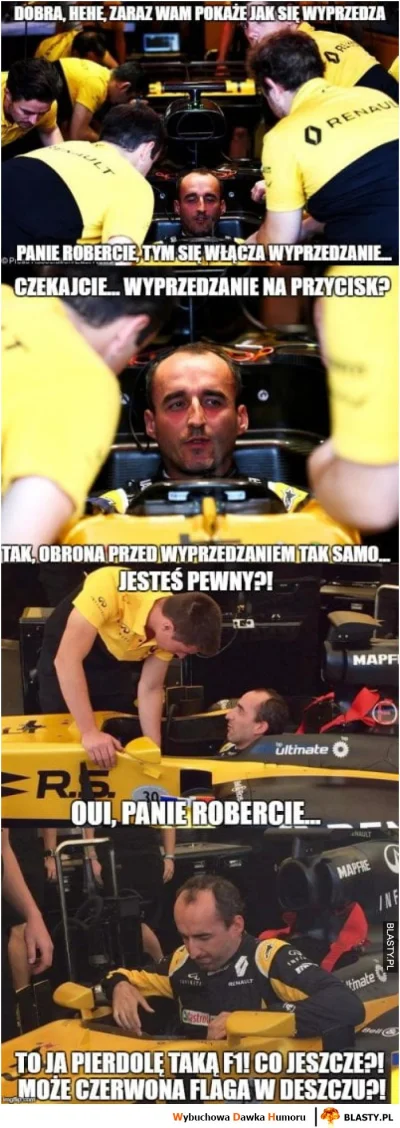 JuzefCynamon - @Arado-Akbar Dlatego Kubica nie wrucił w Renault