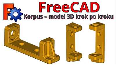 InzynierProgramista - FreeCAD - Korpus wieszaka - poradnik modelowania 3D krok po kro...
