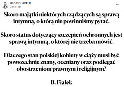 CipakKrulRzycia - #koronawirus #polityka #aborcja #polska #pytanie 
#fialek
