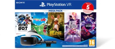 kolekcjonerki_com - Zestaw SONY Mega Pack 3 Gogle PlayStation VR + Kamera V2 + 5 gier...
