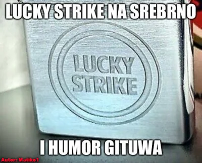 LuckyStrike - @Matiko1: dodałem info o autorze, może być?