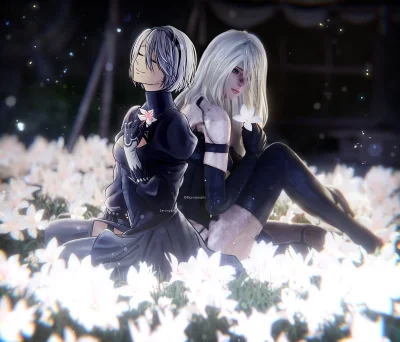 R.....r - (｡◕‿‿◕｡)
Gościnnie #yorhaa2 
#dailyyorha2b 
SPOILER