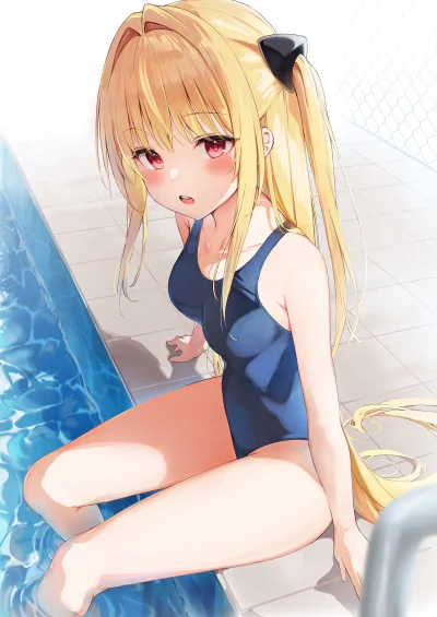 OttoFlick - #randomanimeshit #anime #blushedface #swimsuit #toloveru #toloverudarknes...