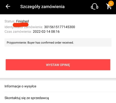 mg1111 - Źle się wyraziłem. Transakcja figuruje jako zakończona a przy zamówieniu jes...