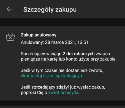 nihilistycznaparuwka - @ButyNa_Asfalcie: anulowałeś płatność a nie zakup xd