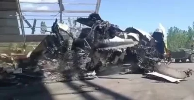 JPRW - Z lotniska w Hostomelu wywieziono na złom to, co zostało po An-225 Mriji. ( ͡°...