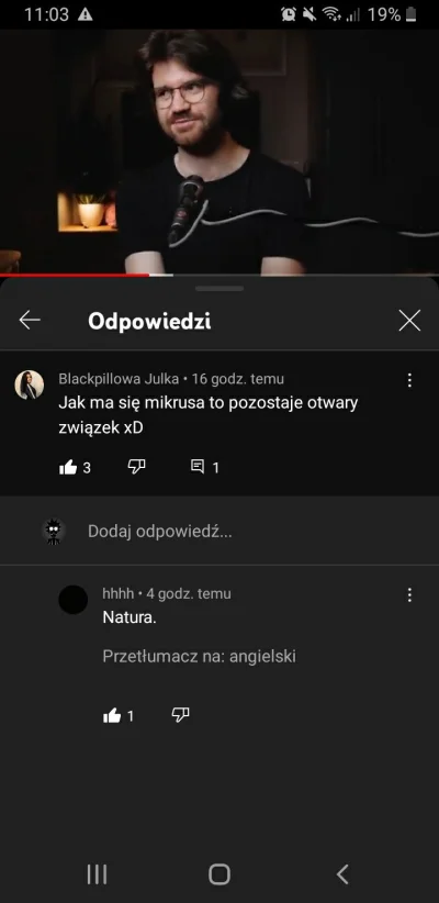 youngmlody3456 - @olaf_wolominski Widzę, że nawet wykopki z tagu #dickpill się wypowi...