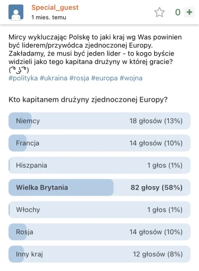 wigr - Boris ma chyba tutaj konto i sprawdzał przed miesiącem nastroje. ( ͡° ͜ʖ ͡°) 
...