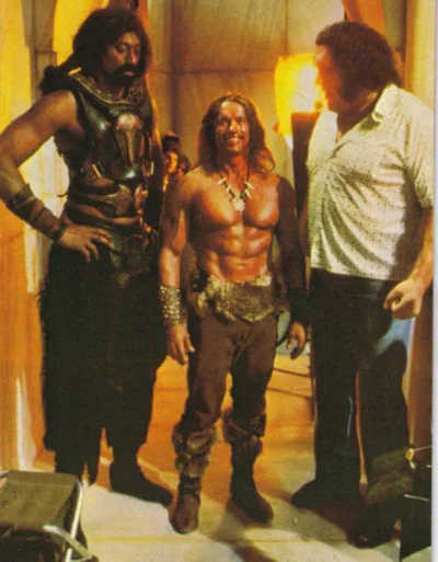 myrmekochoria - Arnold Schwarzenegger, Wilt Chamberlain i Andre the Giant na planie f...