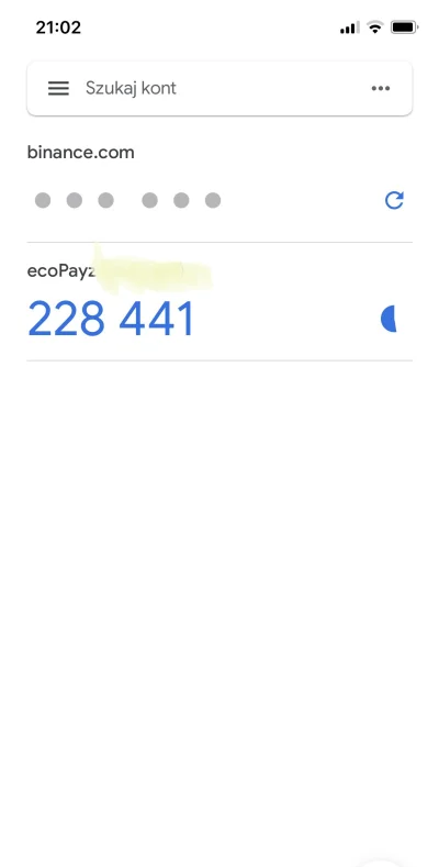 shazzy - Witam mam problem z zalogowaniem się do Binance, a dokładniej z Google Authe...