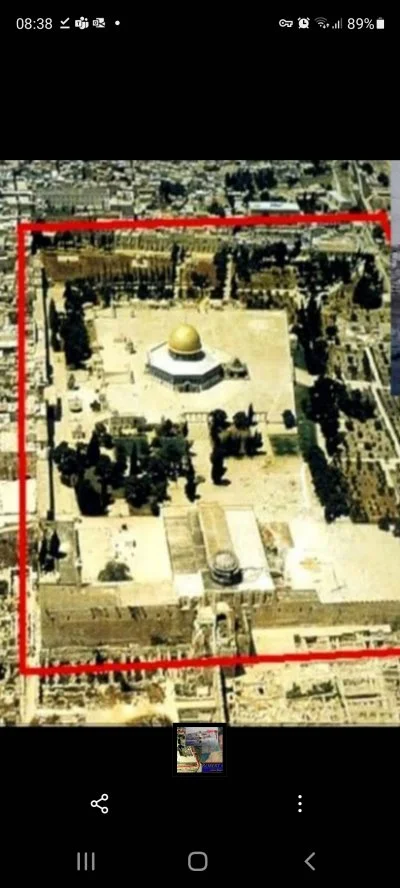Earna - @Earna: 
Położenie meczetu Al-Aqsa (trzeciego najważniejszego meczetu dla muz...