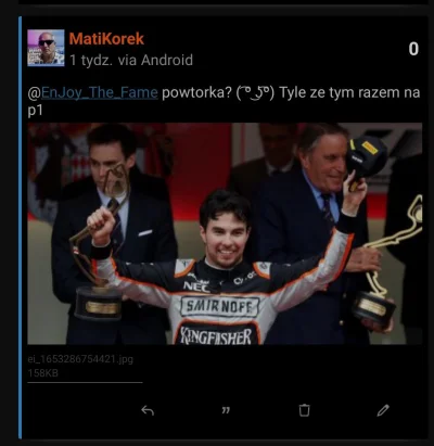 MatiKorek - #f1 
Juz tydzien temu wiedzialem (⌐ ͡■ ͜ʖ ͡■)