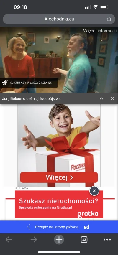 Boomerando - Dawno tak zasranego reklamami portalu nie widziałem. Nie dość że reklama...