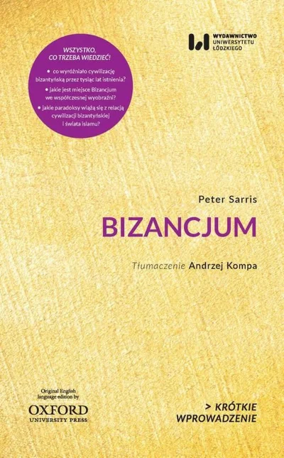 IMPERIUMROMANUM - Recenzja: Bizancjum

Książka "Bizancjum" autorstwa Petera Sarrisa...