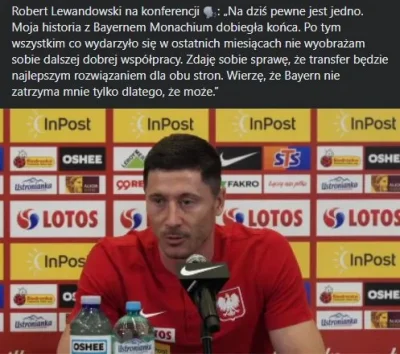 anoysath - Lewandowski: Jak Salihamidzic nie odwoła swoich słów to #!$%@? z Bayernu.
...