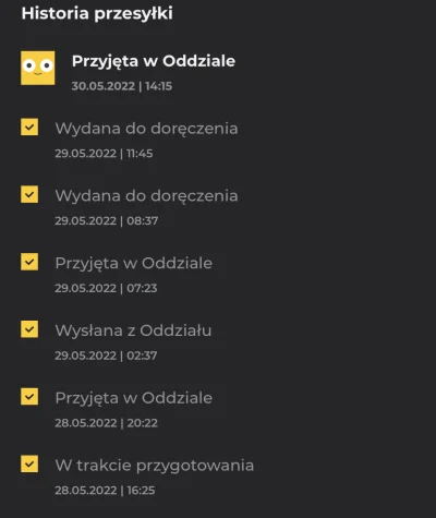 a.....e - @Lunat: coś ostatnio się inpost psuje. Miałem dostać paczkę w weekend, a mo...