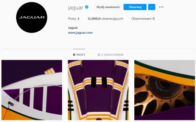 lubonm - No dobra, z oficjalnego konta Jaguara na Instagramie zniknął cały dotychczas...