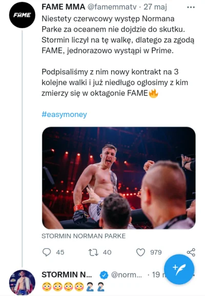 Papileo - Norman skomentował tweeta FAME MMA odnośnie jego walki za oceanem i kontrak...