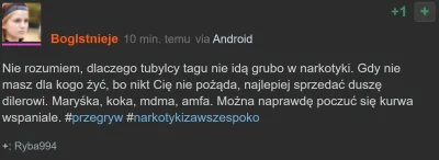 a.....z - Wciąganie ludzi, którzy już są r-------i psychicznie i przegrali w życiu w ...